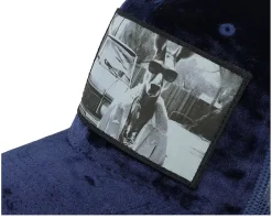 Boss Kangaroo Velvet Navy A-frame Trucker - Calza Pennello