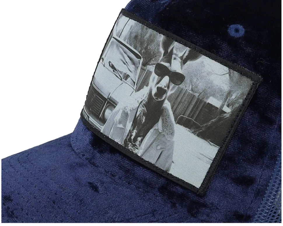 Boss Kangaroo Velvet Navy A-frame Trucker - Calza Pennello