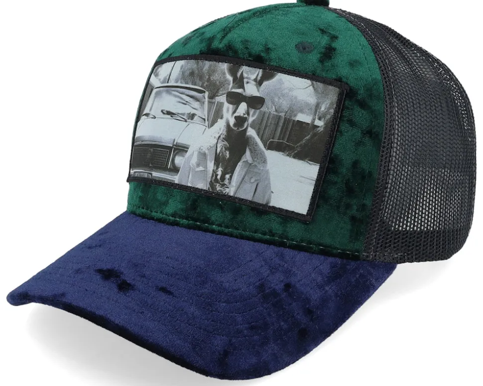 Boss Kangaroo Velvet Navy A-frame Trucker - Calza Pennello
