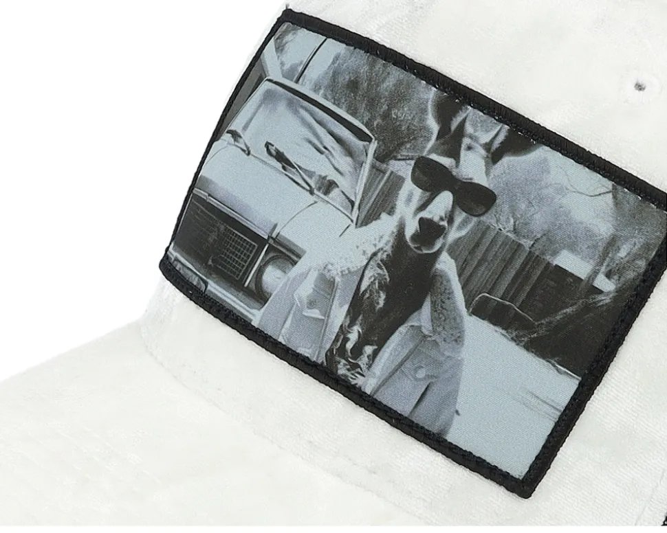 Boss Kangaroo Velvet White/Black A-frame Trucker - Calza Pennello