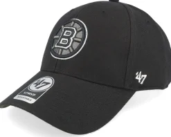 Boston Bruins Ballpark Snap Mvp Black Dad Cap - 47 Brand