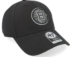 Boston Bruins Ballpark Snap Mvp Black Dad Cap - 47 Brand
