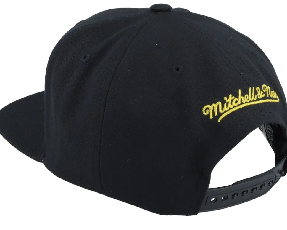 Boston Bruins Big Face 7.0 Vintage Black Snapback - Mitchell & Ness