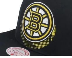 Boston Bruins Big Face 7.0 Vintage Black Snapback - Mitchell & Ness