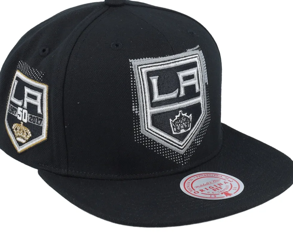 Boston Bruins Big Face 7.0 Vintage Black Snapback - Mitchell & Ness