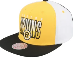 Boston Bruins Billboard 2 Vintage Yellow/Black Snapback - Mitchell & Ness