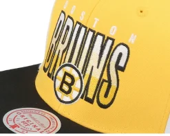 Boston Bruins Billboard 2 Vintage Yellow/Black Snapback - Mitchell & Ness