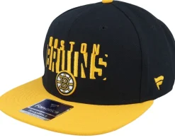 Boston Bruins Black/Yellow Gold Snapback - Fanatics