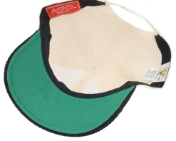 Boston Bruins Burnett White/Black Corduroy Dad Cap - American Needle