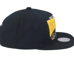 Boston Bruins Champ Stack Vintage Black Snapback - Mitchell & Ness
