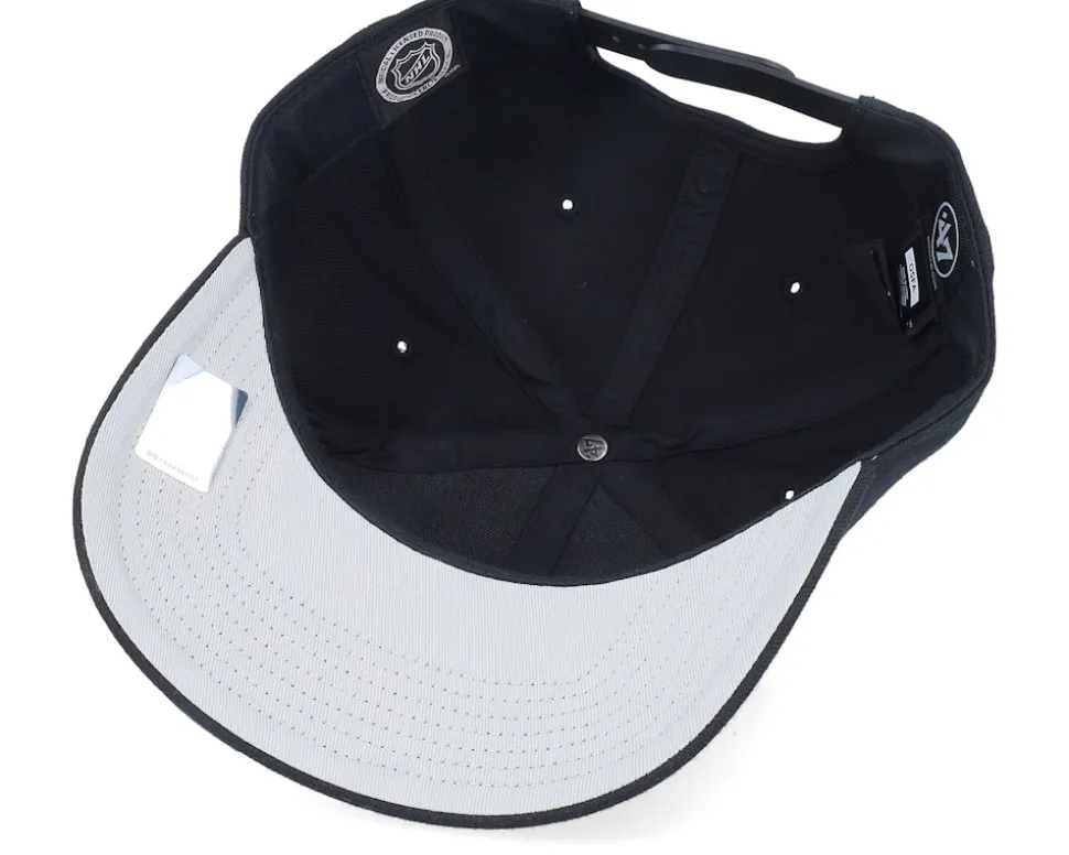 Boston Bruins Cold Zone Mvp DP Logo Black/Yellow Adjustable - 47 Brand