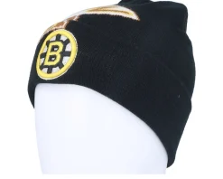 Boston Bruins Cricket Knit Vintage Black Cuff - Mitchell & Ness