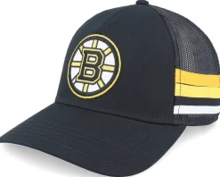 Boston Bruins Hotfoot Black A-frame Trucker - American Needle