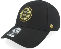 Boston Bruins Metallic Mvp Black Adjustable - 47 Brand