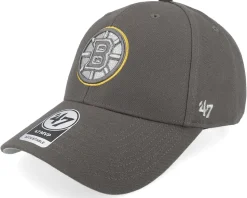 Boston Bruins Metallic Mvp Graphite Adjustable - 47 Brand