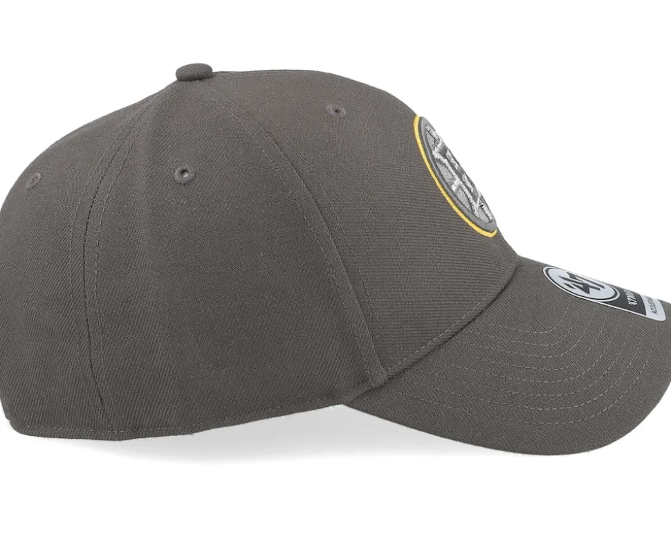 Boston Bruins Metallic Mvp Graphite Adjustable - 47 Brand