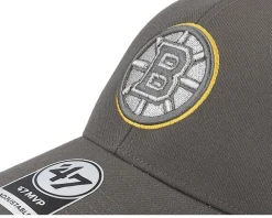 Boston Bruins Metallic Mvp Graphite Adjustable - 47 Brand