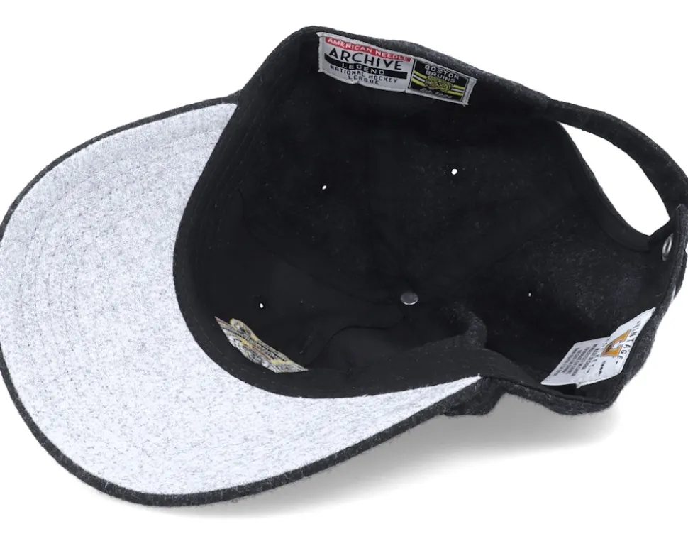 Boston Bruins NHL Archive Legend Black Dad Cap - American Needle