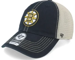 Boston Bruins NHL Trawler Clean Up Black Trucker - 47 Brand
