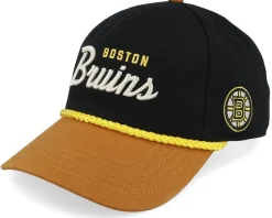 Boston Bruins Roscoe Black/Brown A-frame Adjustable - American Needle