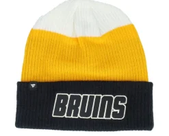 Boston Bruins Showboat Black/Yellow Gold/Natural Cuff - Fanatics