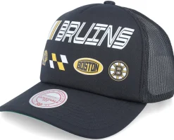Boston Bruins Speedway Hwc Black Trucker - Mitchell & Ness