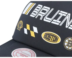Boston Bruins Speedway Hwc Black Trucker - Mitchell & Ness