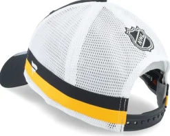 Boston Bruins Structured Black/Yellow Gold Trucker - Fanatics