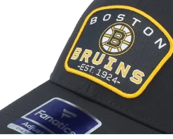 Boston Bruins Structured Black/Yellow Gold Trucker - Fanatics