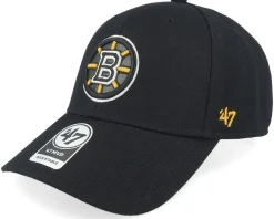 Boston Bruins Sure Shot Mvp Black Adjustable - 47 Brand