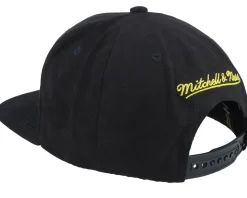Boston Bruins Sweet Suede Vintage Black Snapback - Mitchell & Ness