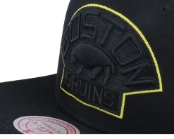 Boston Bruins Tc Bottoms Vintage Black Snapback - Mitchell & Ness