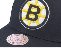 Boston Bruins Team Ground 2.0 Pro Black Adjustable - Mitchell & Ness
