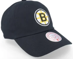 Boston Bruins Team Ground 2.0 Black Dad Cap - Mitchell & Ness