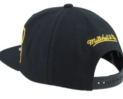 Boston Bruins Varsity Bust Black Snapback - Mitchell & Ness
