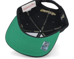 Boston Bruins Varsity Bust Black Snapback - Mitchell & Ness