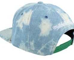 Boston Celtics Acid Wash Blue Snapback - Mitchell & Ness