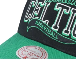 Boston Celtics Beautiful Chaos Pro Black/Green Adjustable - Mitchell & Ness