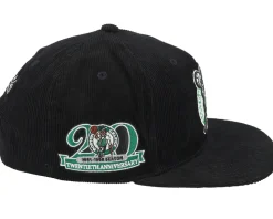 Boston Celtics Black Cord Hwc Black Snapback - Mitchell & Ness