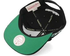 Boston Celtics Black Cord Hwc Black Snapback - Mitchell & Ness