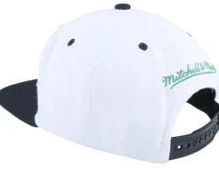 Boston Celtics Champ Series White/Black Snapback - Mitchell & Ness