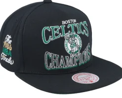Boston Celtics Champions Era Hwc Black Snapback - Mitchell & Ness
