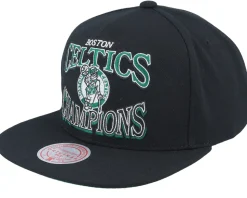 Boston Celtics Champions Era Hwc Black Snapback - Mitchell & Ness
