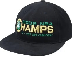 Boston Celtics Champs Deadstock Black Snapback - Mitchell & Ness