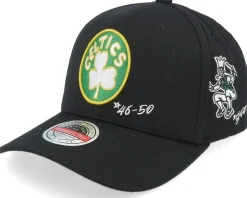 Boston Celtics Classic Red Hwc Timeline Black Adjustable - Mitchell & Ness