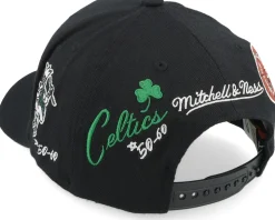 Boston Celtics Classic Red Hwc Timeline Black Adjustable - Mitchell & Ness
