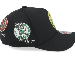 Boston Celtics Classic Red Hwc Timeline Black Adjustable - Mitchell & Ness
