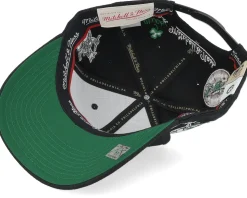 Boston Celtics Classic Red Hwc Timeline Black Adjustable - Mitchell & Ness