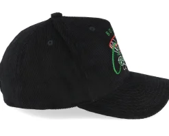 Boston Celtics Corduroy Net Black A-Frame Adjustable - Mitchell & Ness
