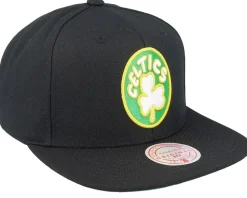 Boston Celtics Core Basic Black Snapback - Mitchell & Ness